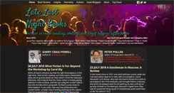 Desktop Screenshot of latelastnightbooks.com