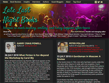 Tablet Screenshot of latelastnightbooks.com